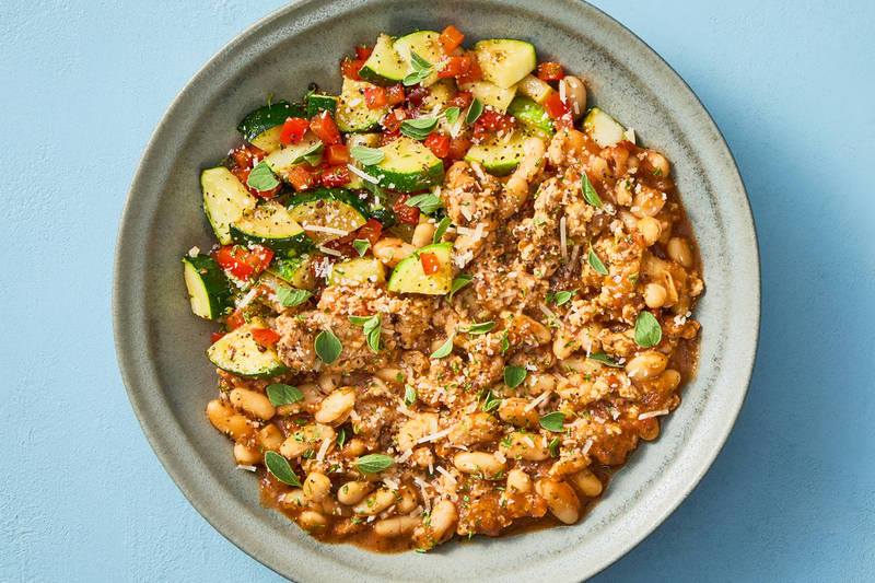 Dinde hachée à l’italienne