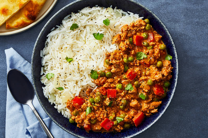 Creamy Turkey Tikka-Style Bowls