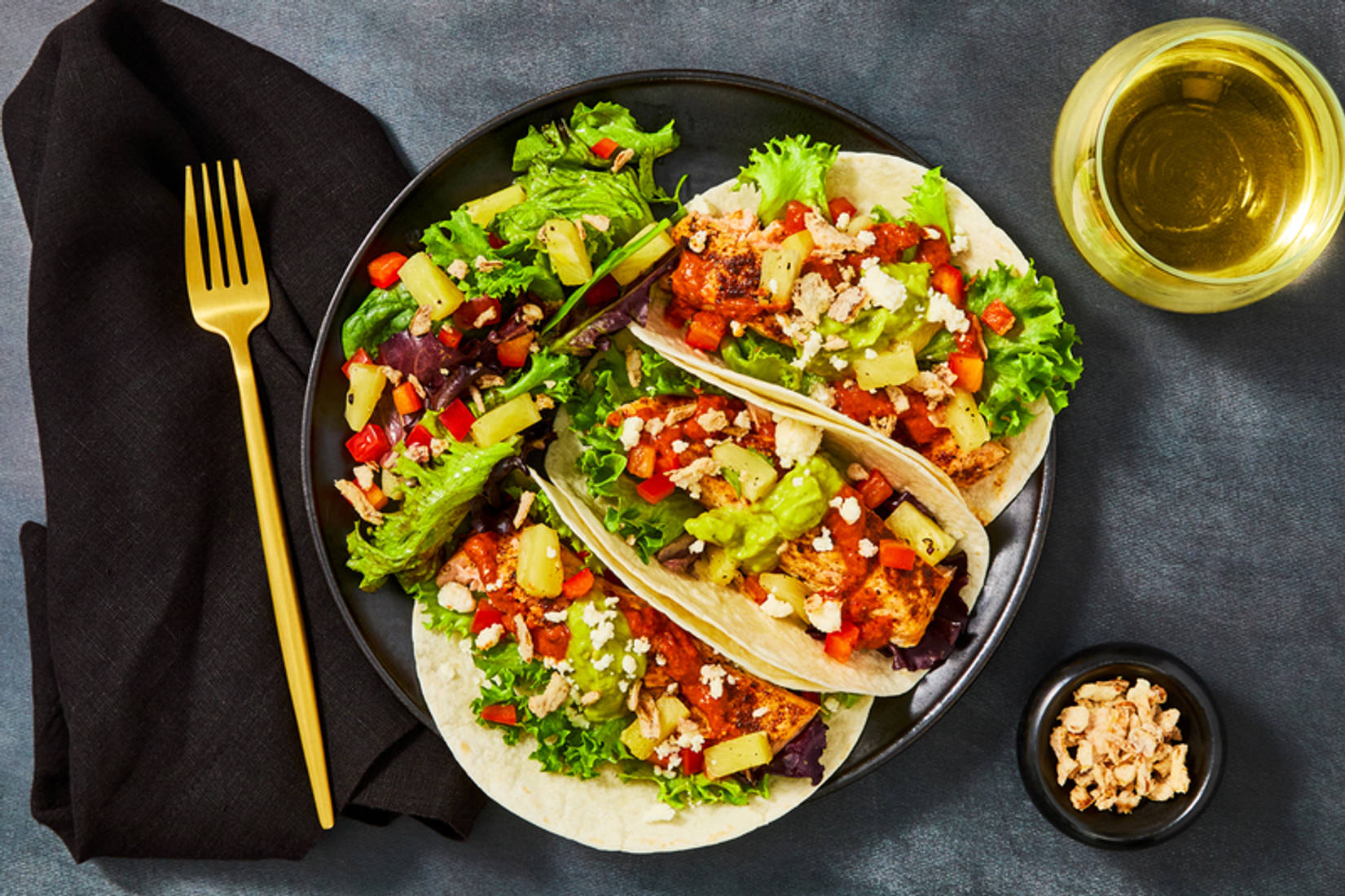 Cali-Inspired Salmon Tacos