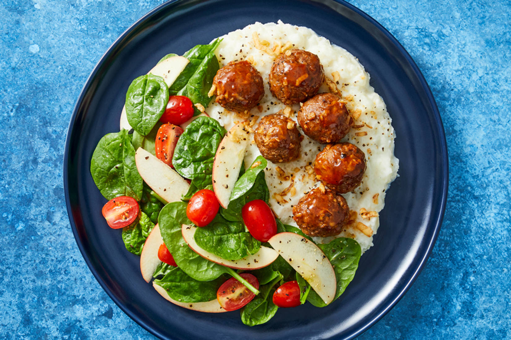 BBQ Beef and Apple Meatballs
