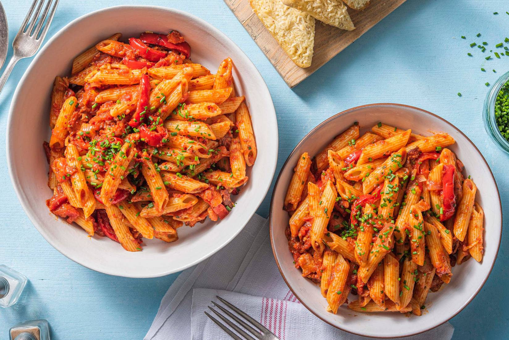 Bacon Penne all’Arrabbiata