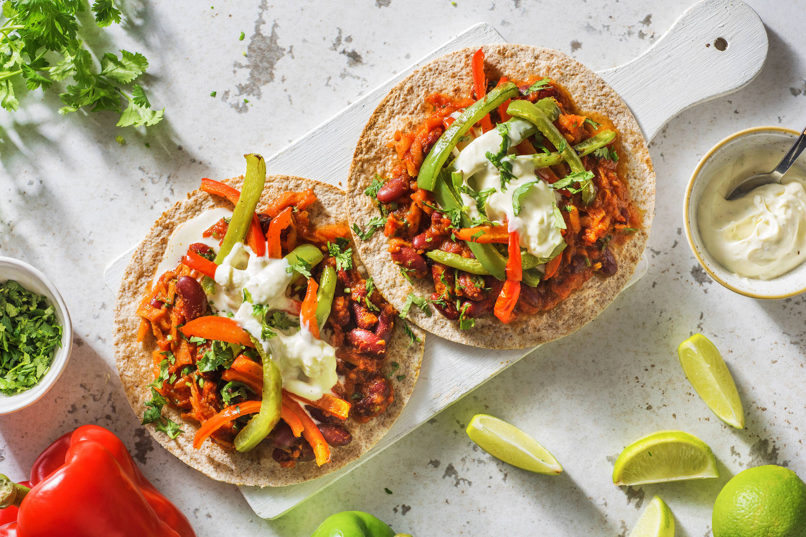 Veggie Tostadas