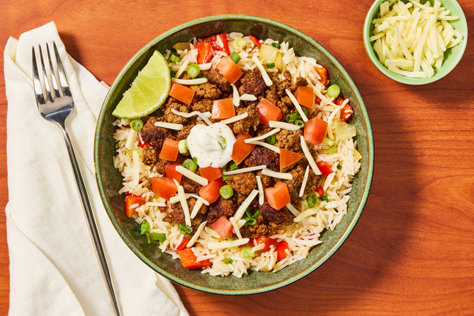 Bols de bœuf style fajita