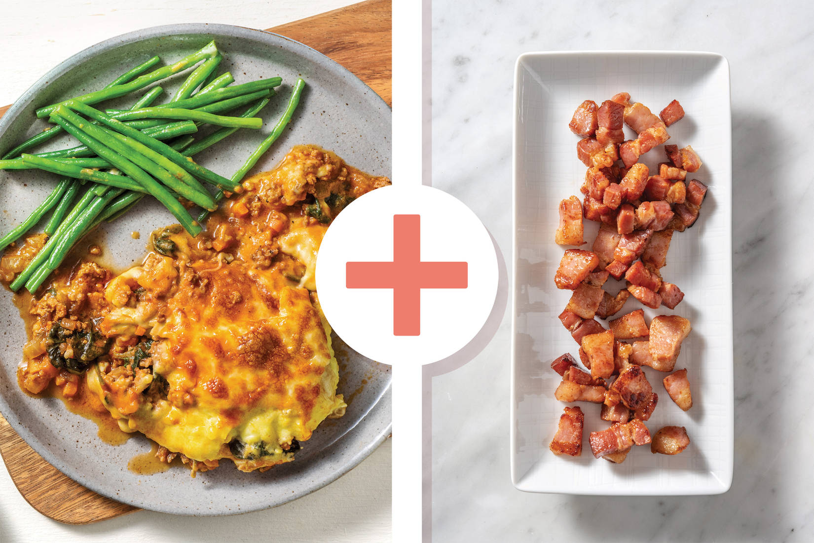 Beef, Bacon & Spinach Pie