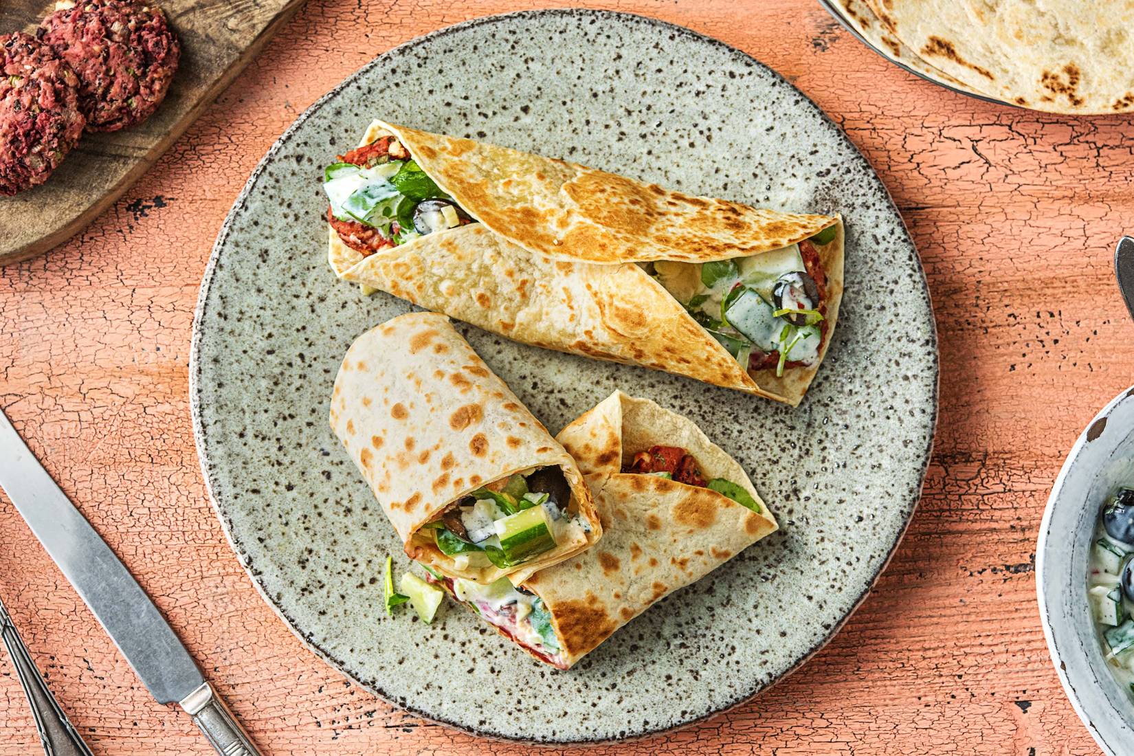 Beetroot & Feta Falafel