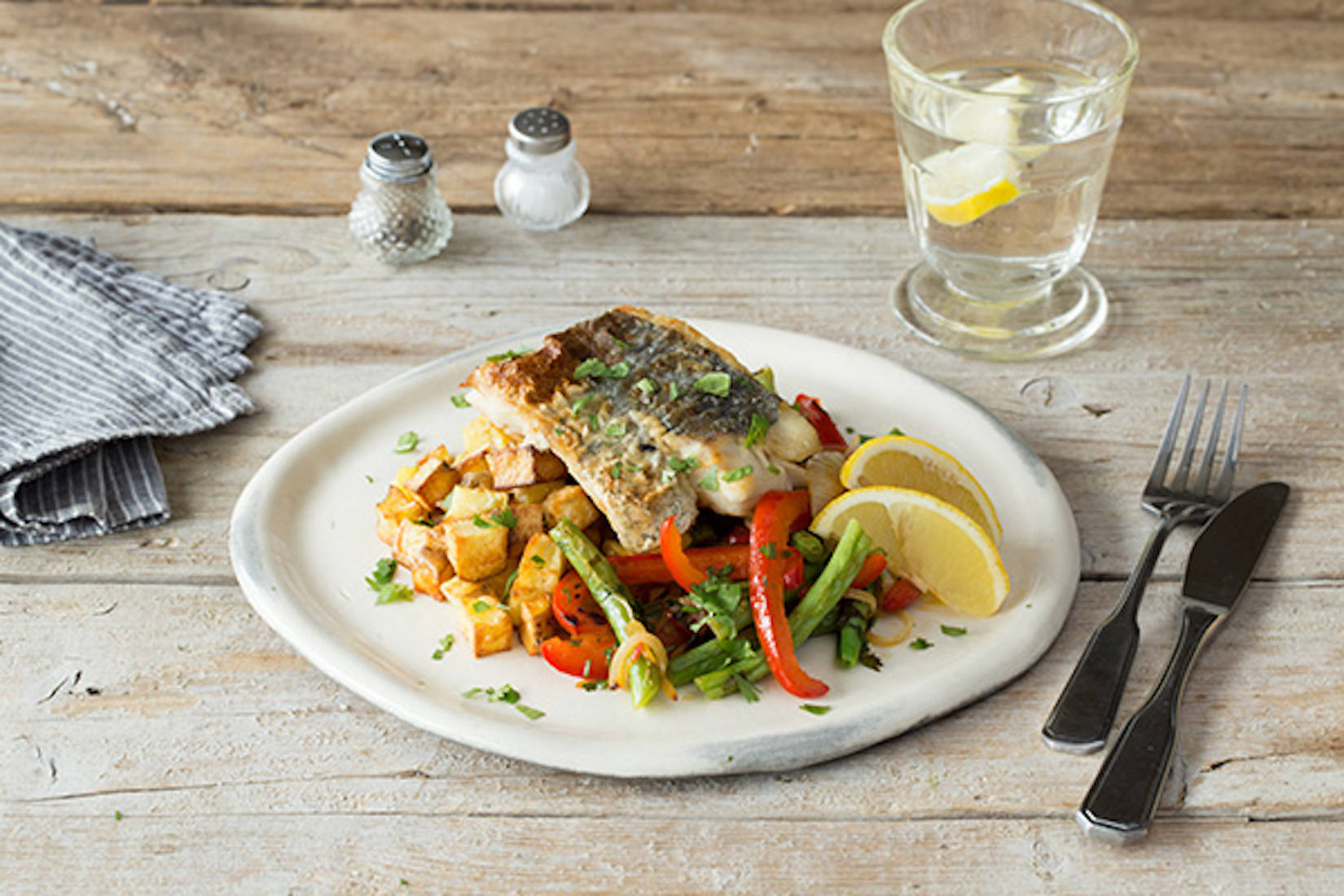 Blackened White Bass