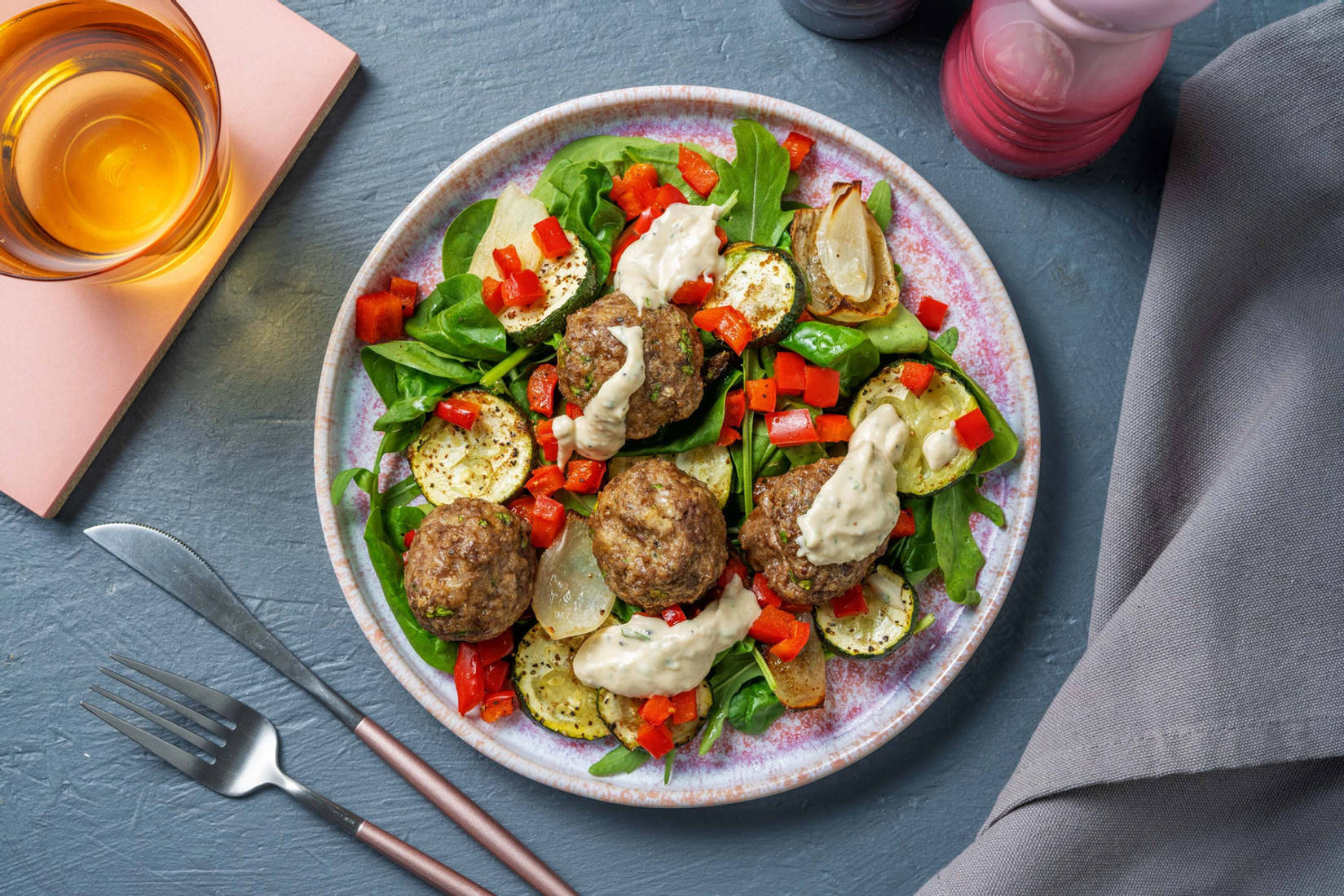 Boulettes de viande farcies aux olives