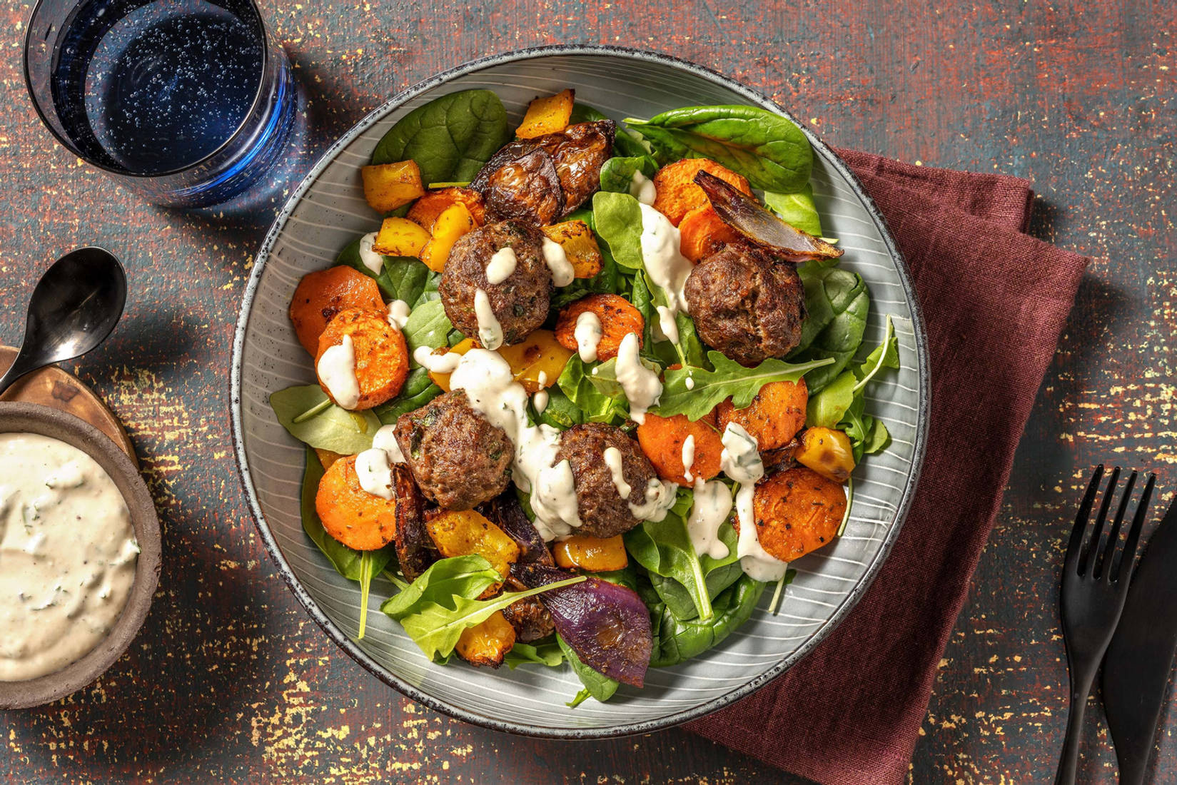Boulettes de viande farcies aux olives