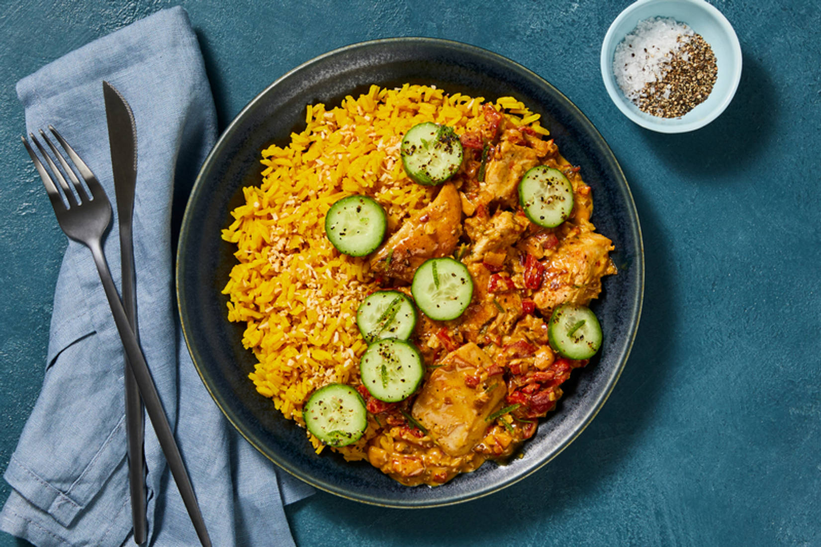 Poulet bio rendang à la malaisienne