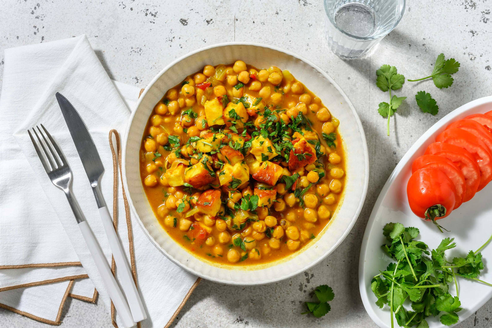 Smart Paneer and Chickpea Curry
