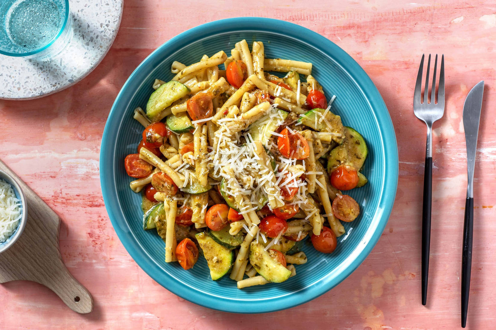 Casarecce au pesto et à la courgette