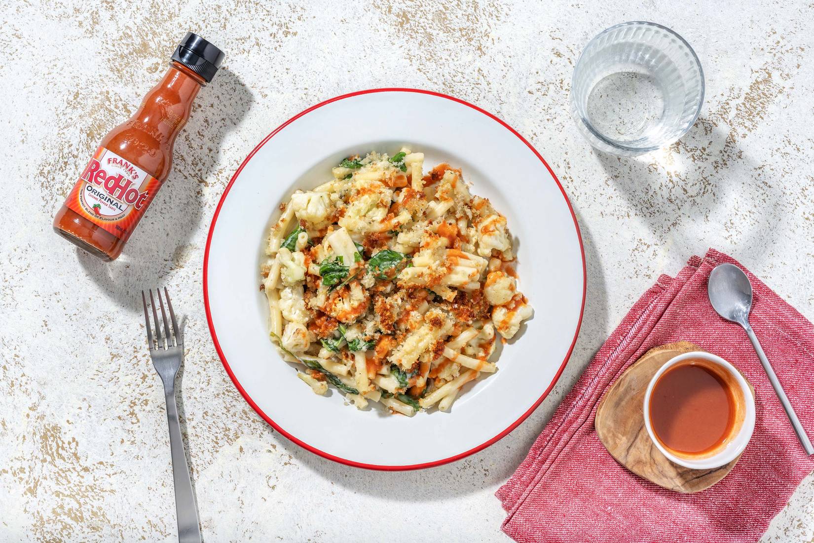 Frank's RedHot Cauli Mac n' Cheese