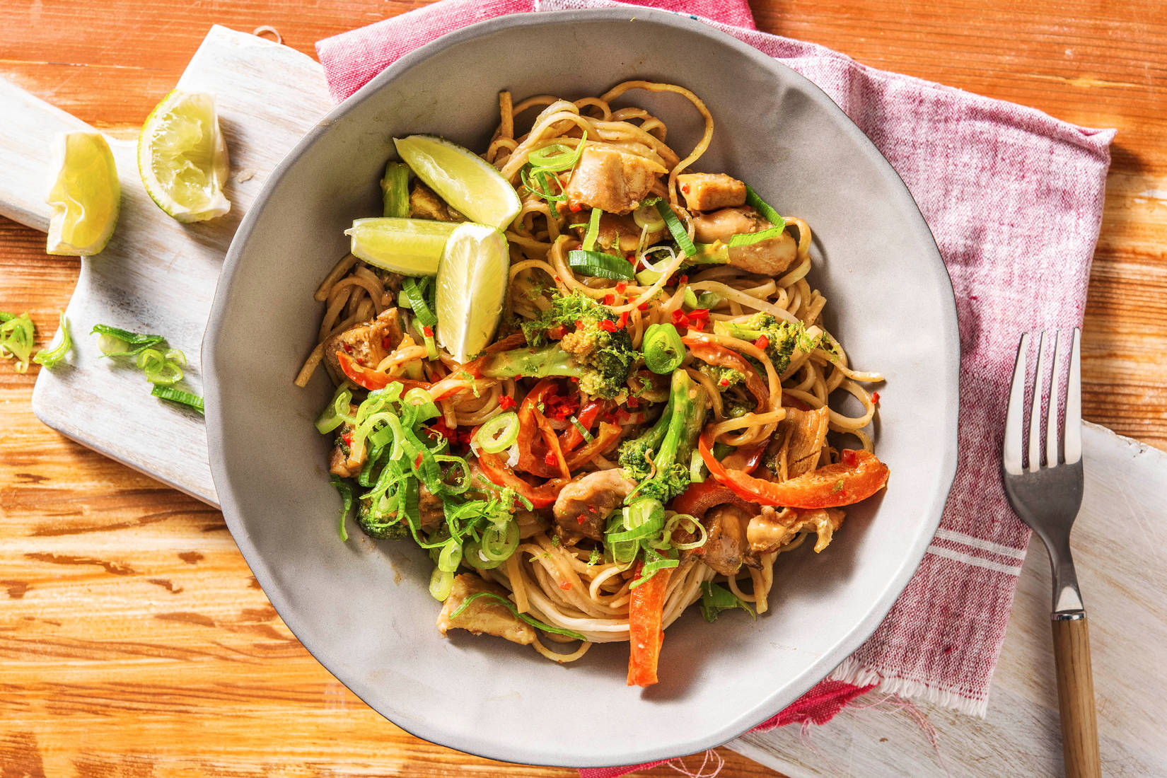 Chicken and Peanut Butter Noodles