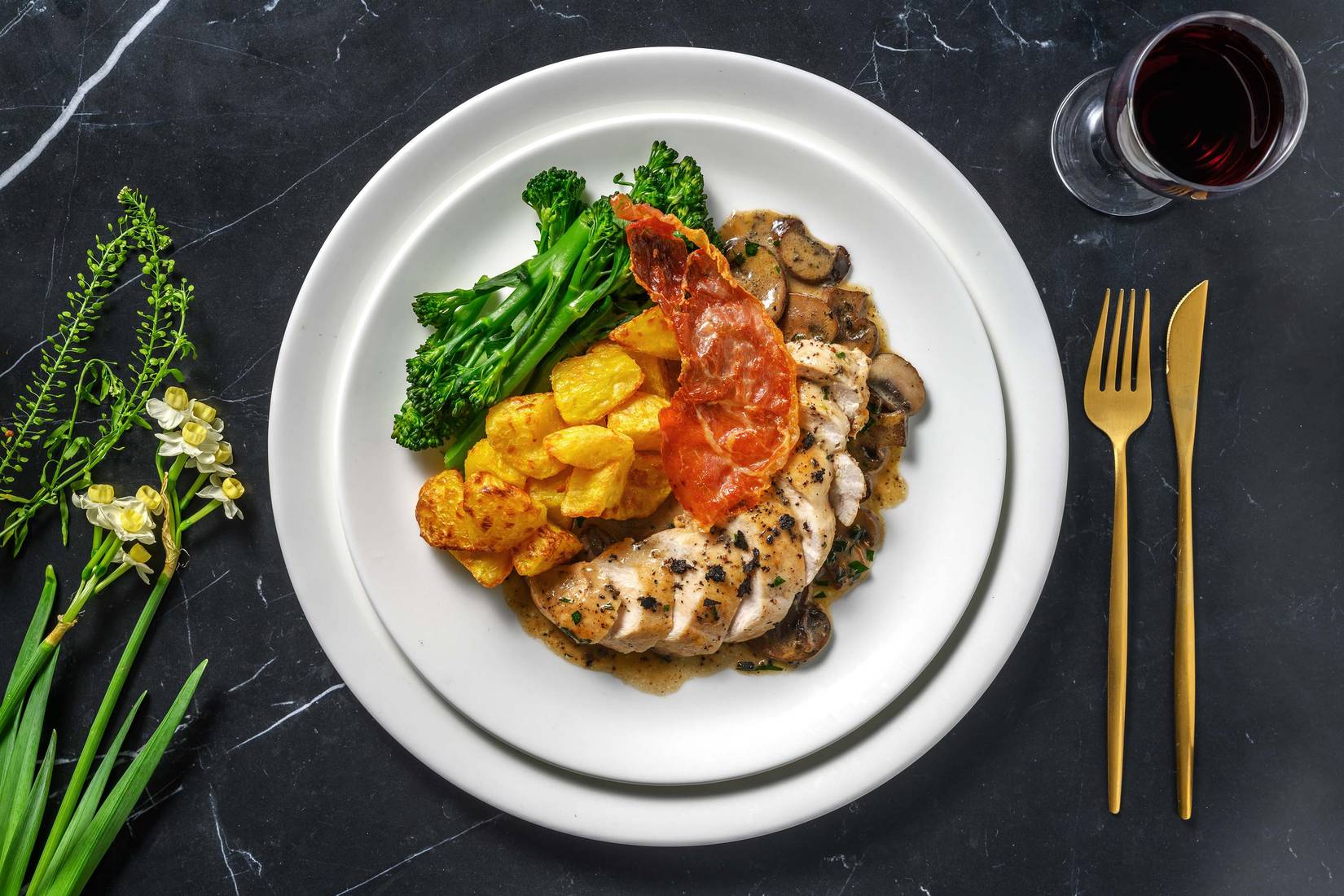 Chicken Breast in Truffled Mushroom Sauce