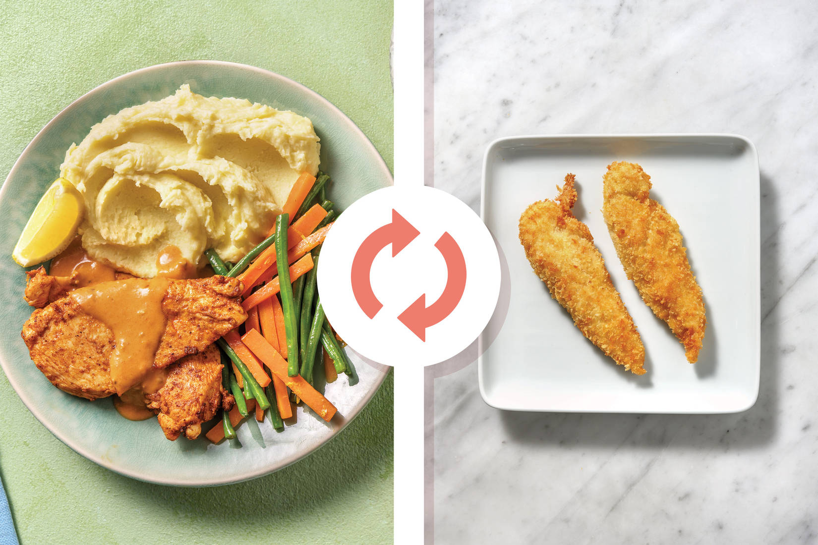 Plant-Based Chick'n & Creamy Italian Sauce