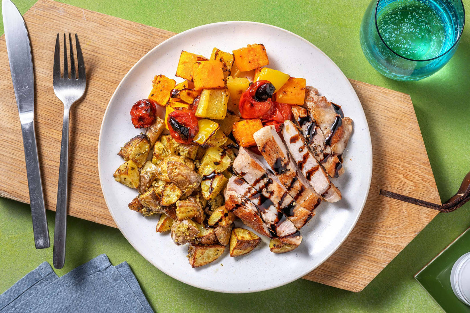 Côtelettes de porc à l’italienne