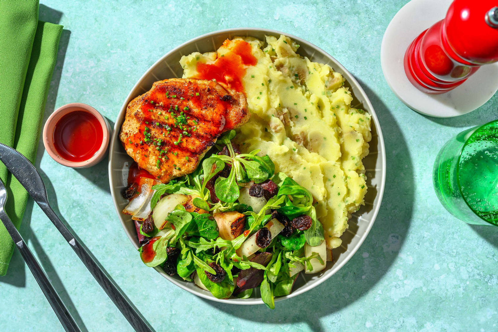 Côtelettes de porc grillées à l’érable