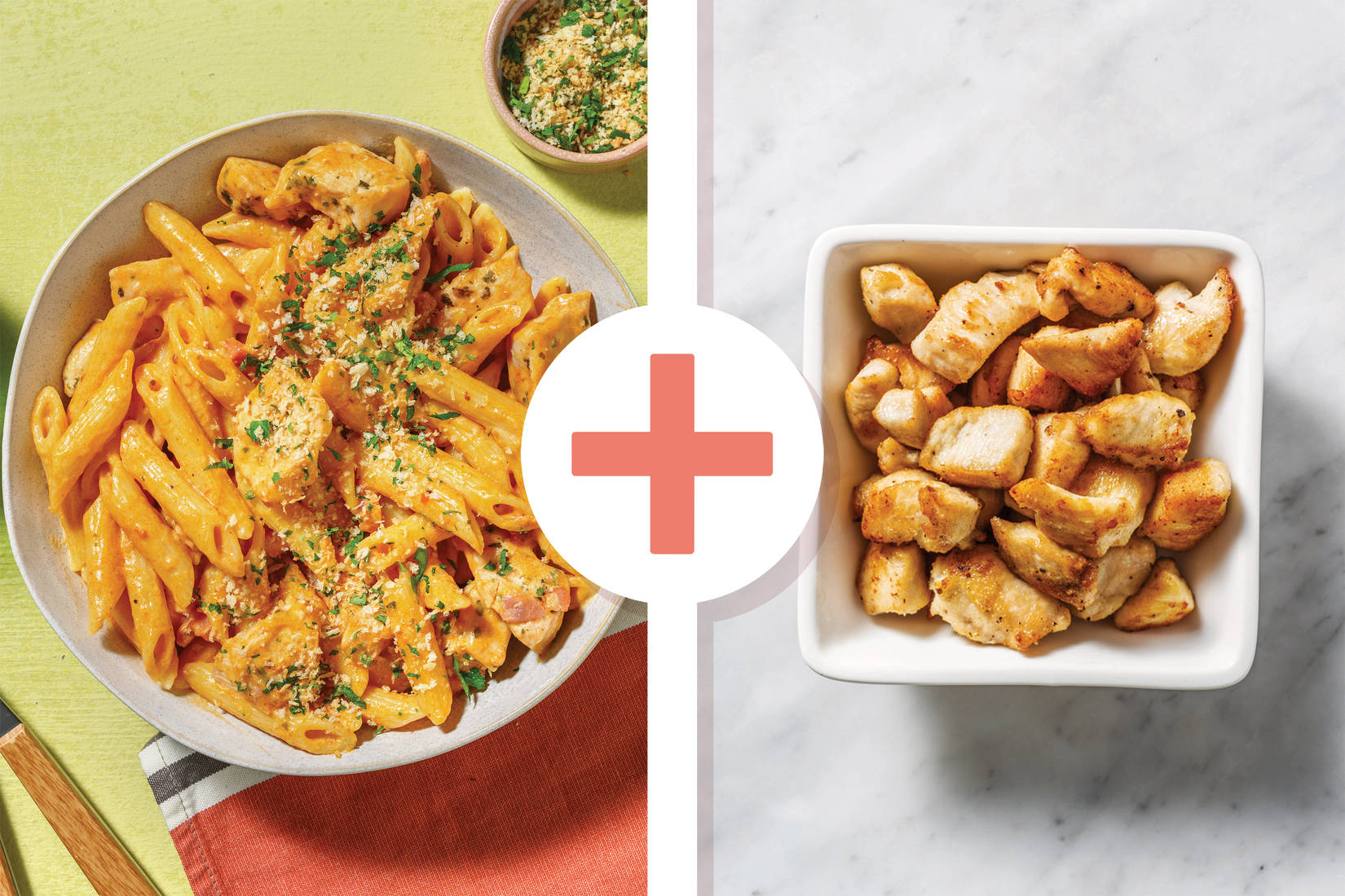 Double Chicken & Bacon Red Pesto Fusilli