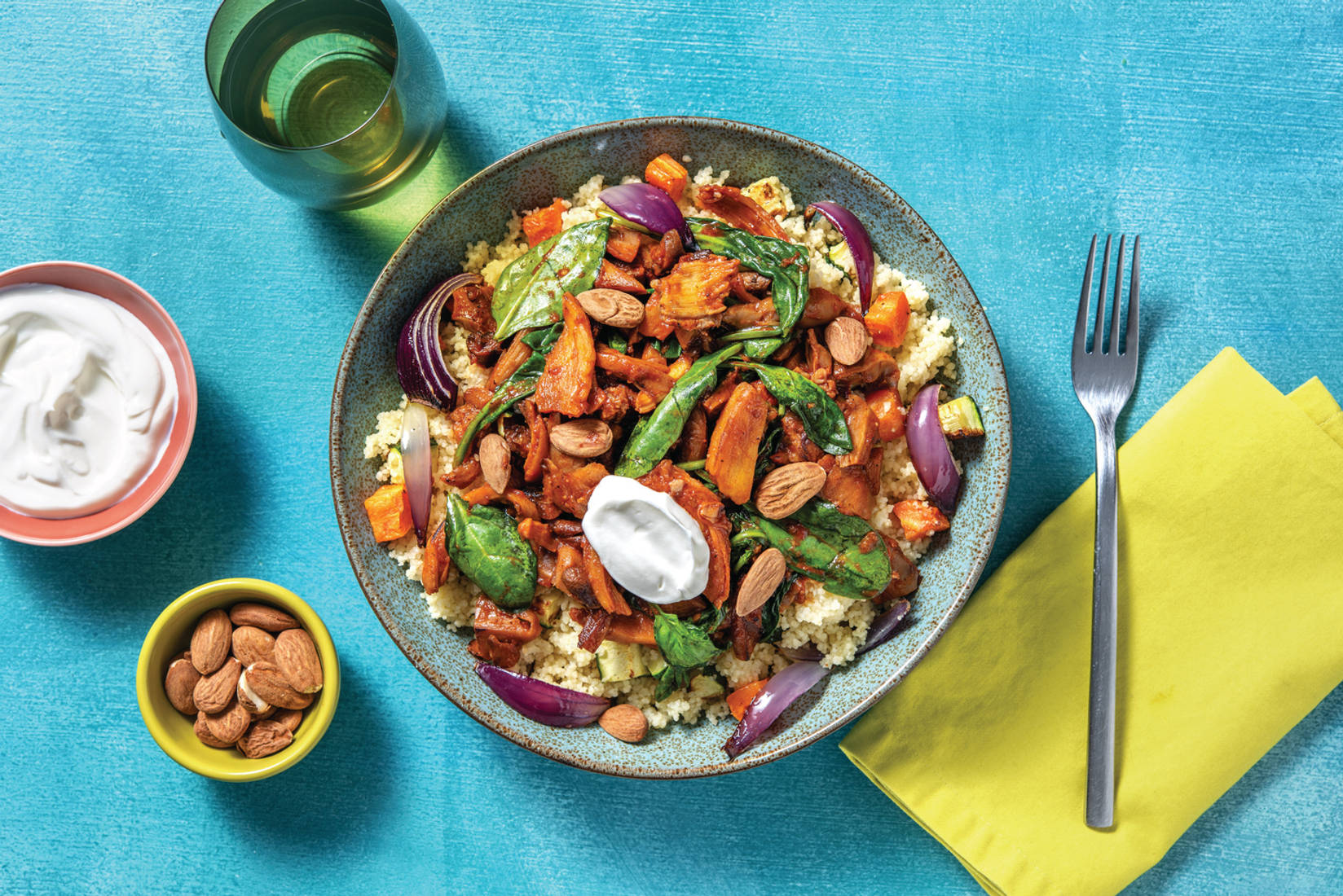 Easy Middle Eastern Pulled Mushrooms