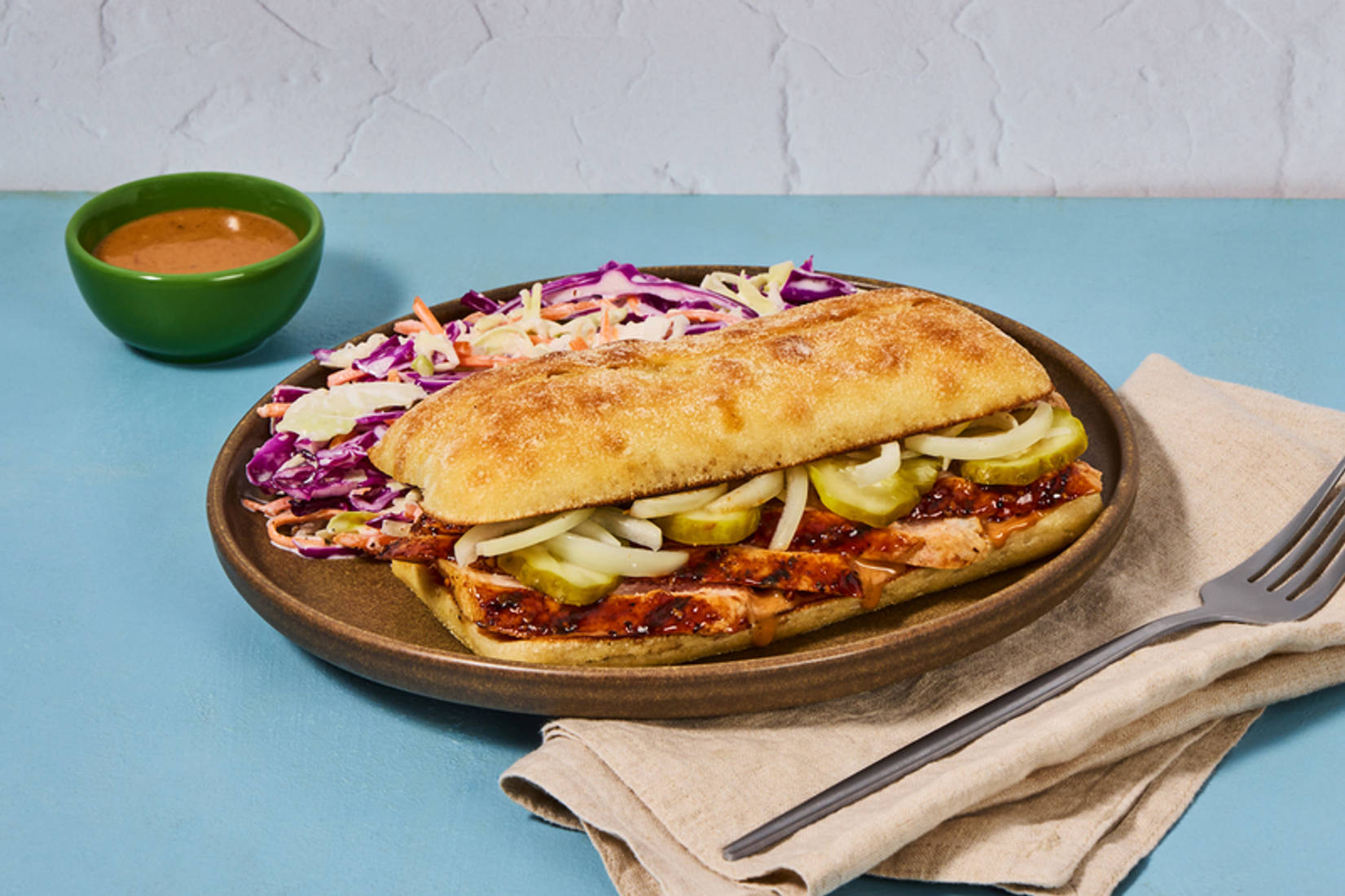 Grilled BBQ Pork Sandwiches