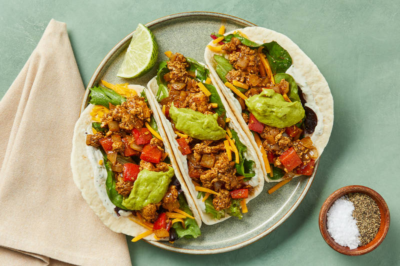 Tacos de dinde au chipotle