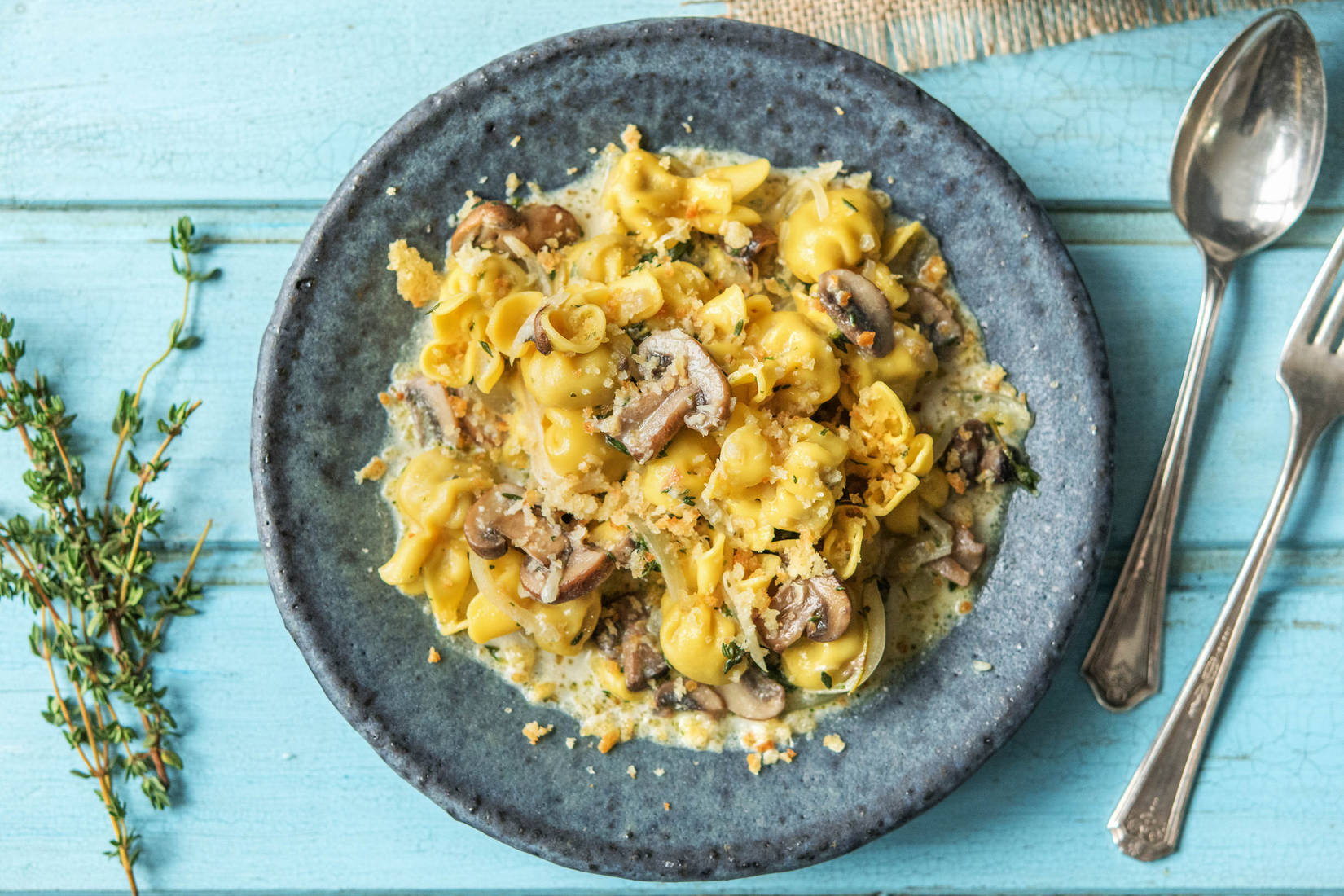 Fiorelli! Pastataschen mit Pilzfüllung,