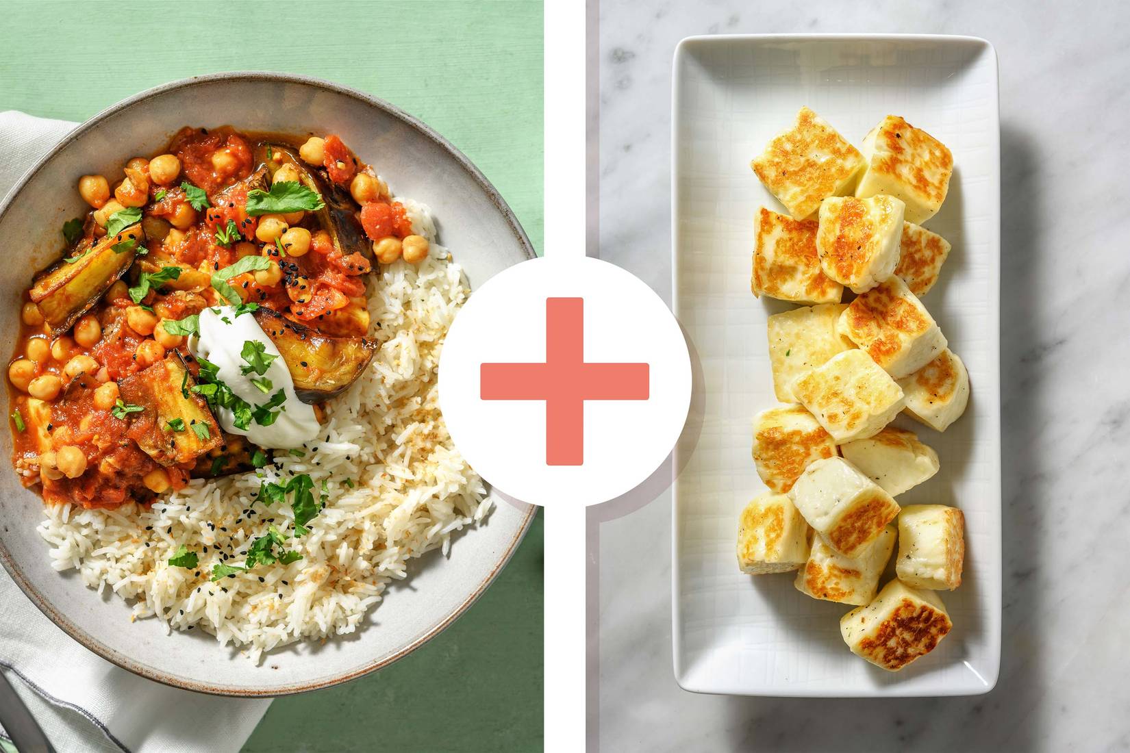 Pasanda Spiced Aubergine and Paneer Curry