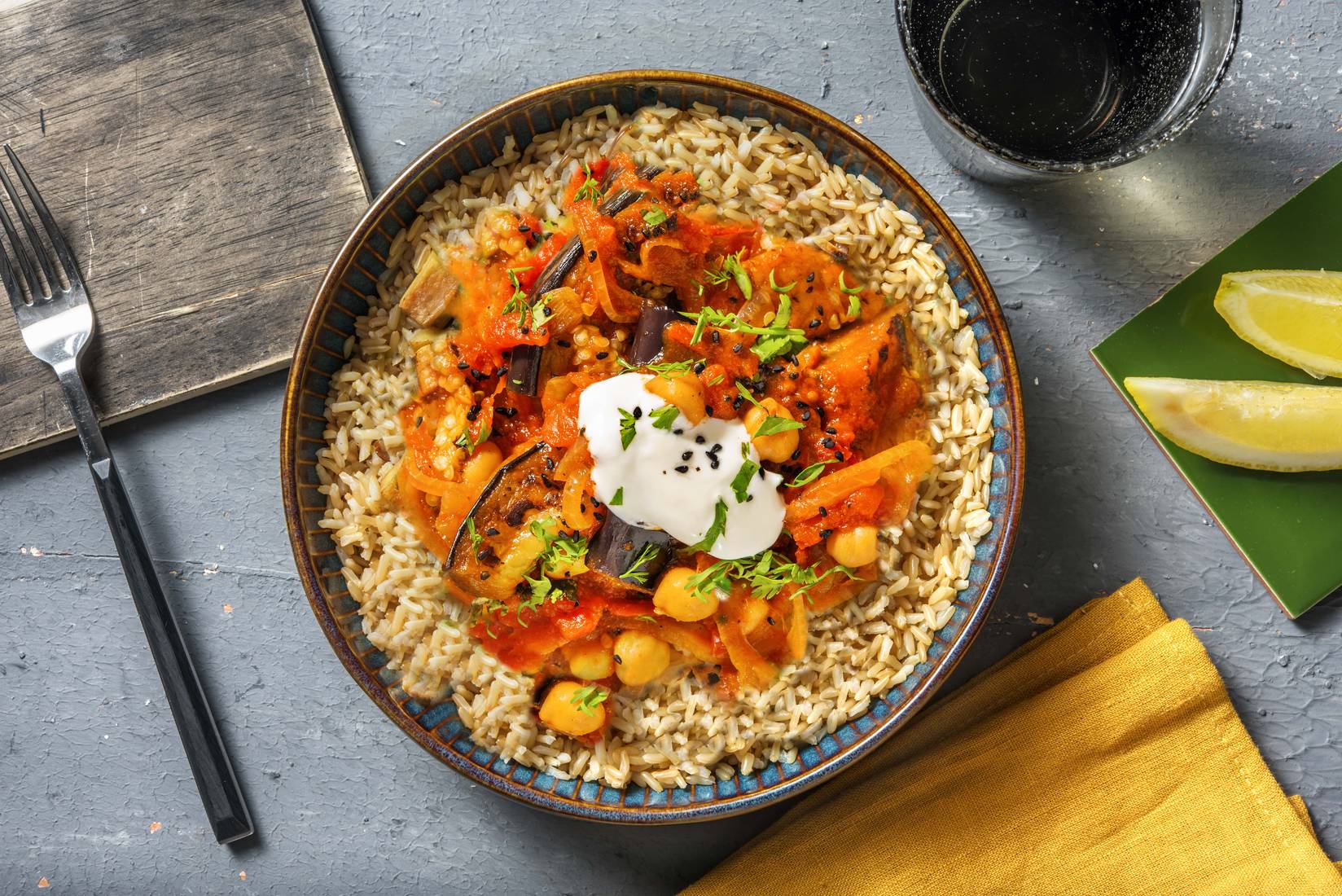 Fragrant Aubergine Curry