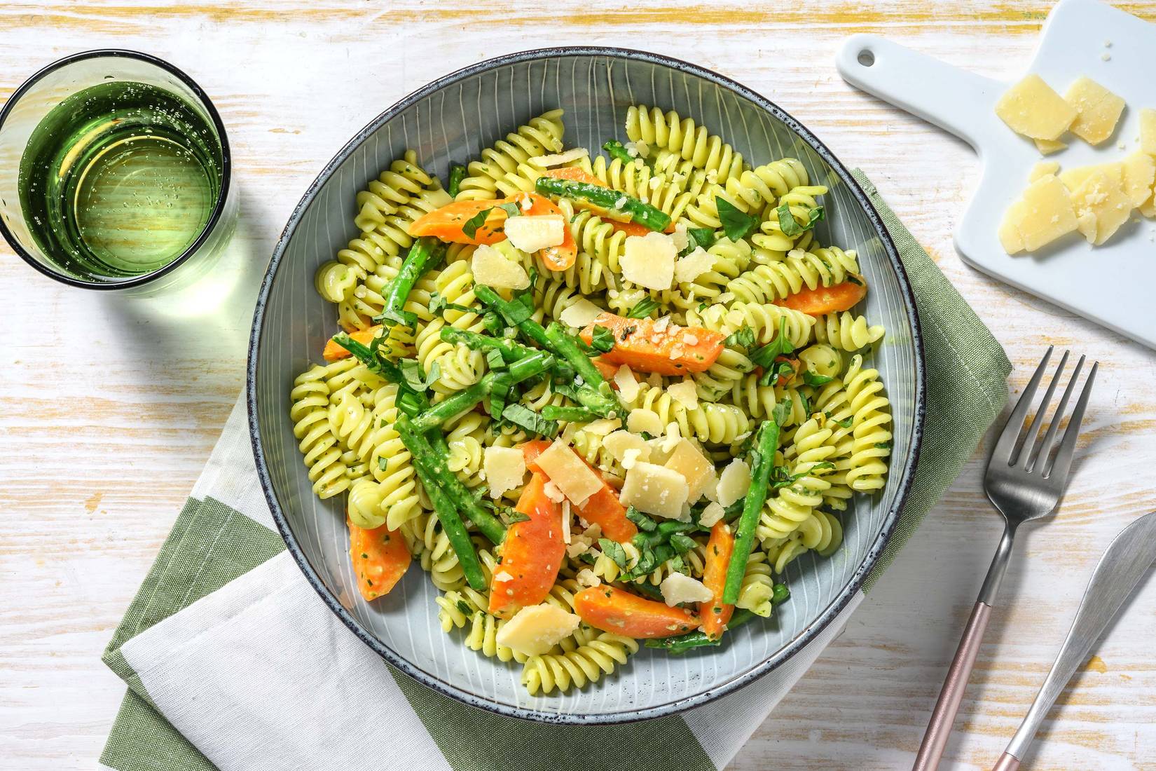 Fusilli verdure! mit selbst gemachtem Pesto