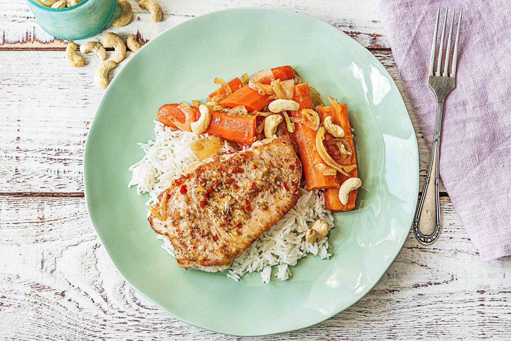 Glasierte Putenbrust