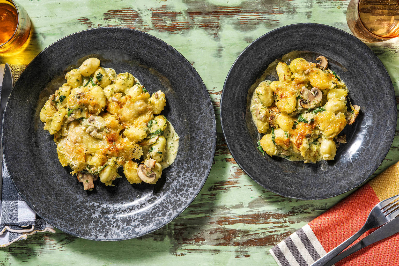 Gnocchi-Spinat-Auflauf