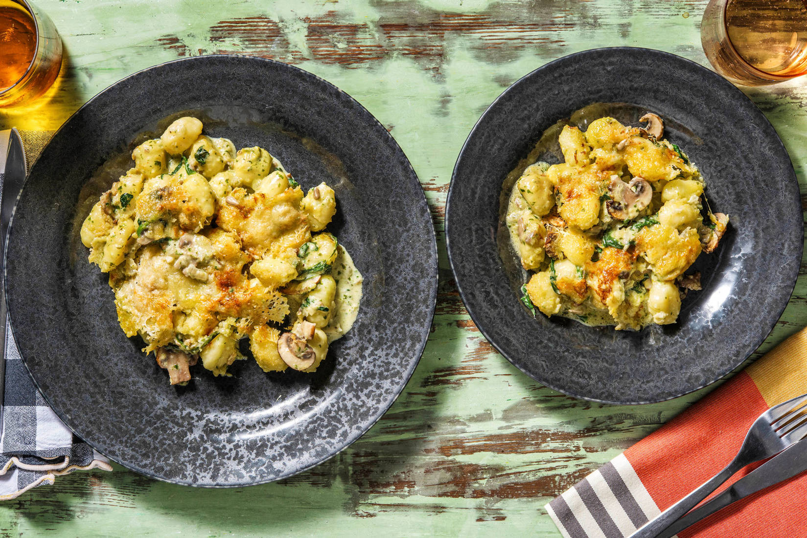 Gnocchi-Spinat-Auflauf