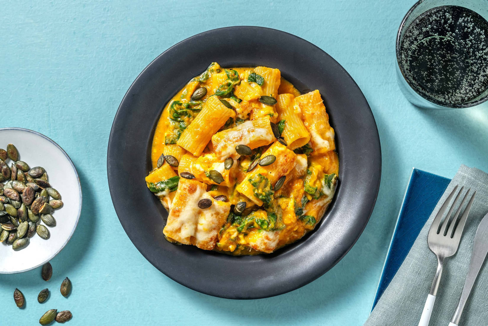 Mac & cheese met pompoen