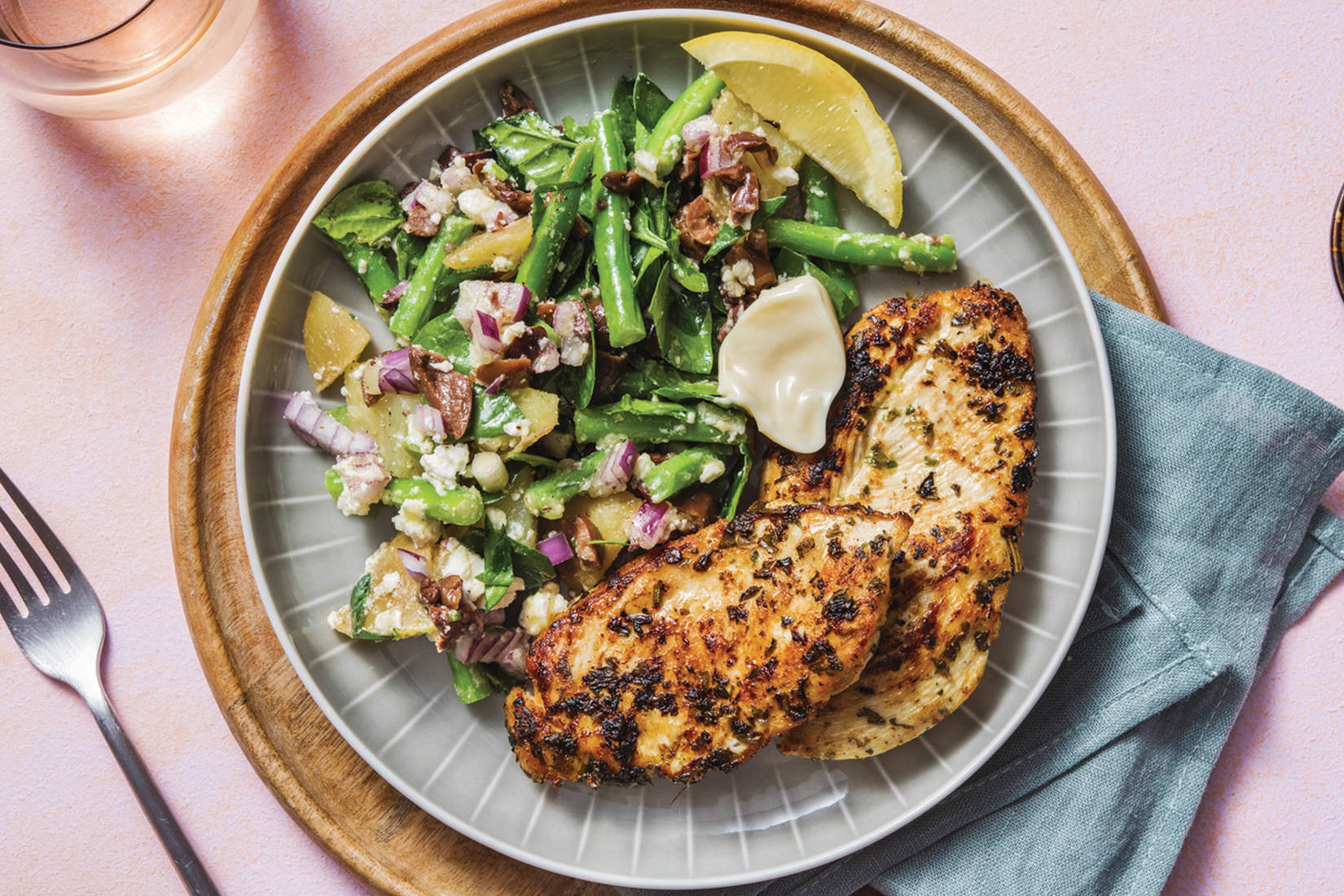 Greek Chicken & Potato Salad