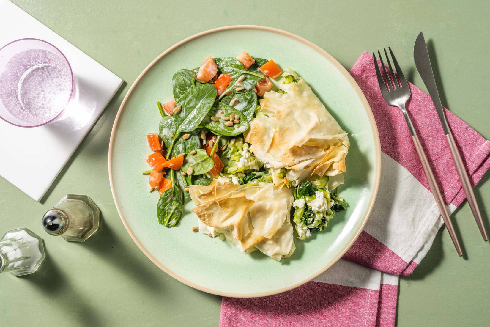 Griechischer Filo-Zucchini-Strudel