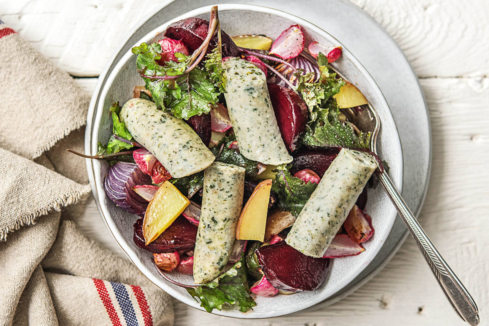 Hähnchen-Grillwurst Popeye