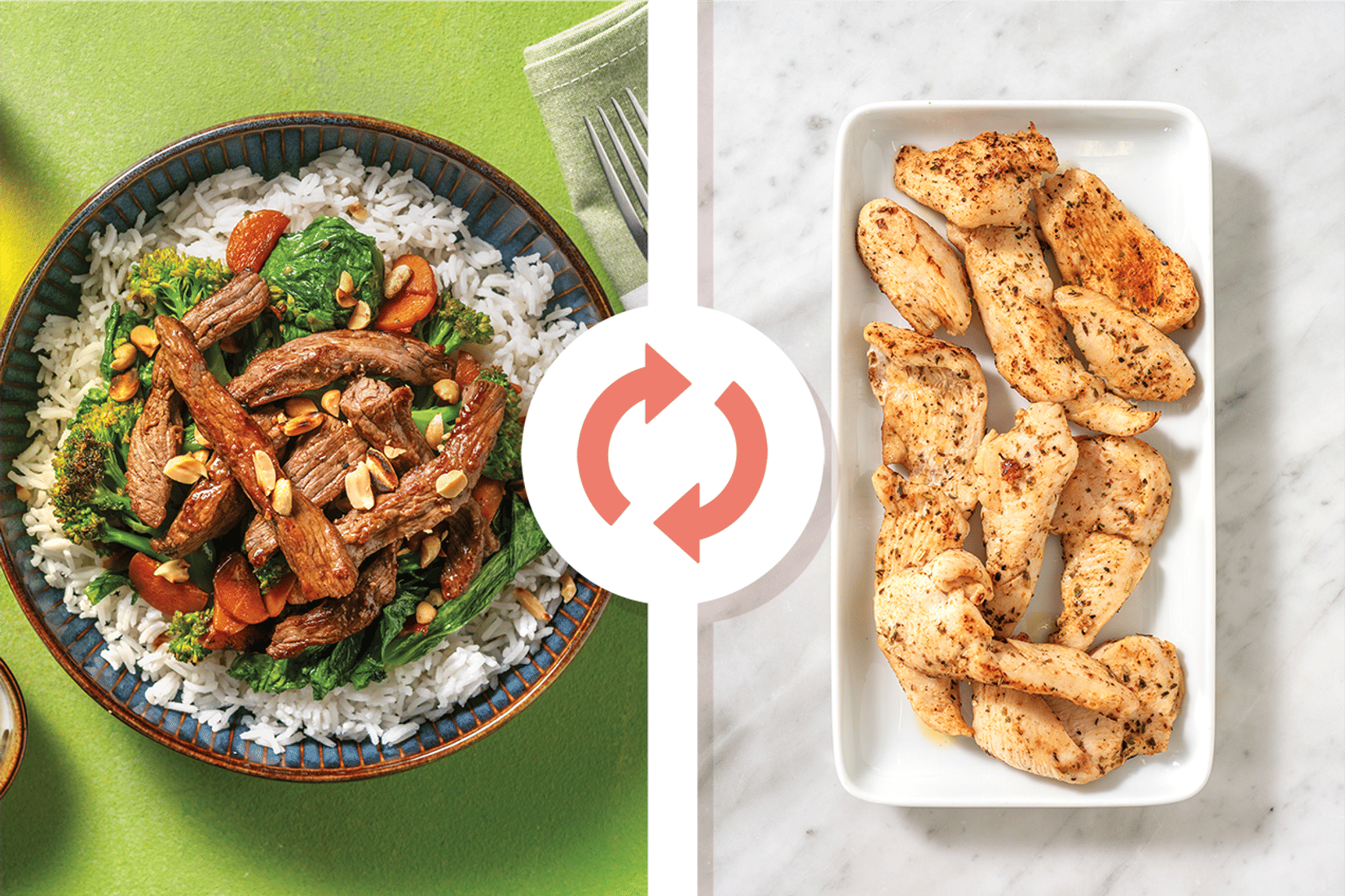 Honey-Soy Chicken & Garlic Rice