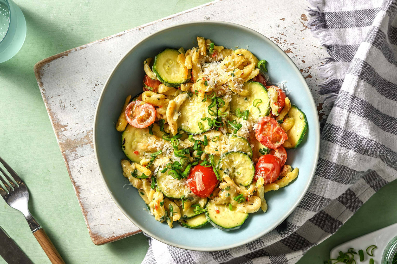 Italienische Spätzlepfanne