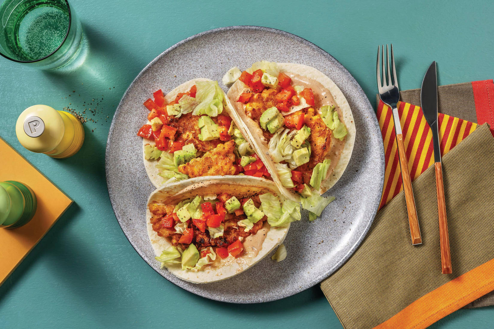 Mexican-Style Corn Fritter Tacos
