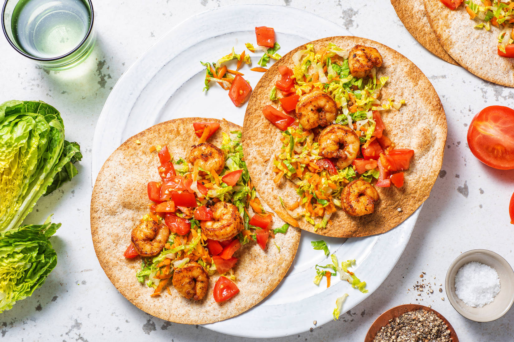Mexican Prawn Tostadas