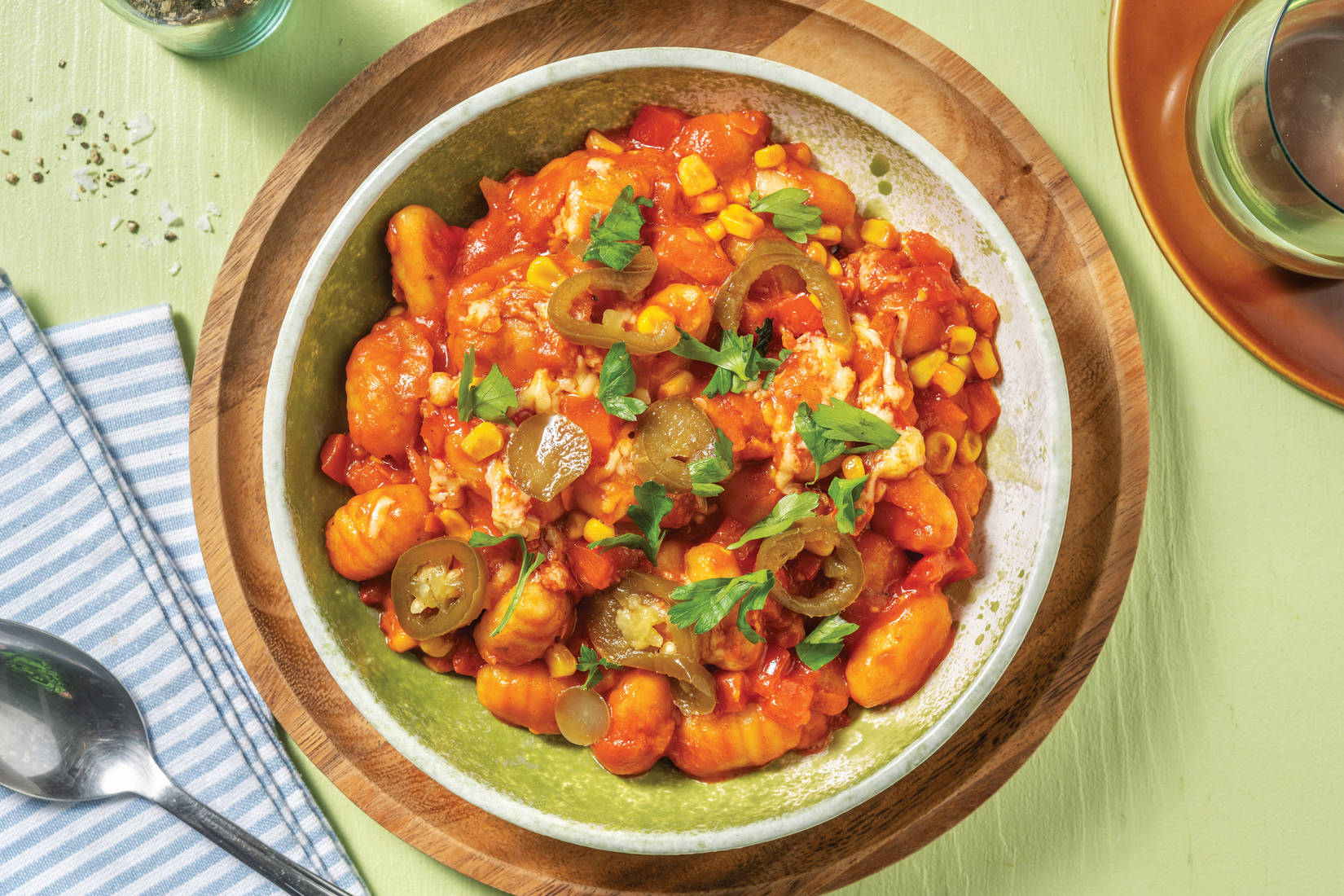 Cheesy Mexican-Spiced Grilled Gnocchi