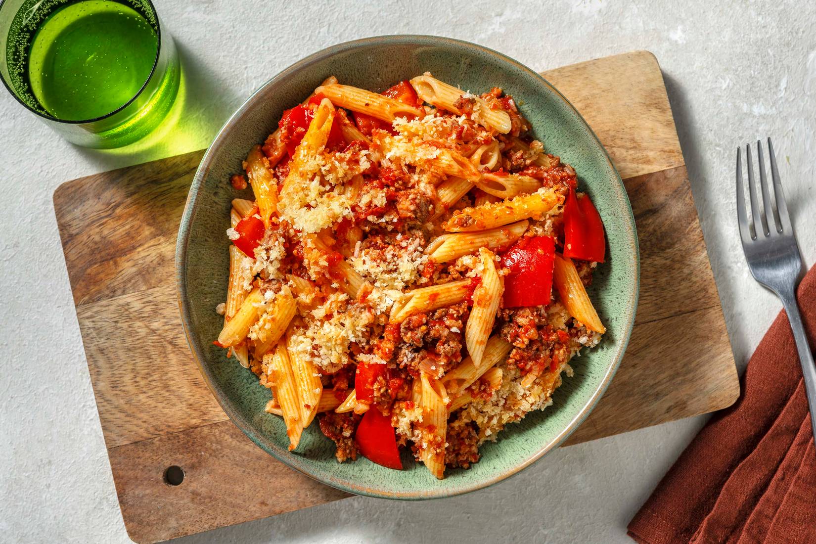 Mexican Style Beef Pasta Bake