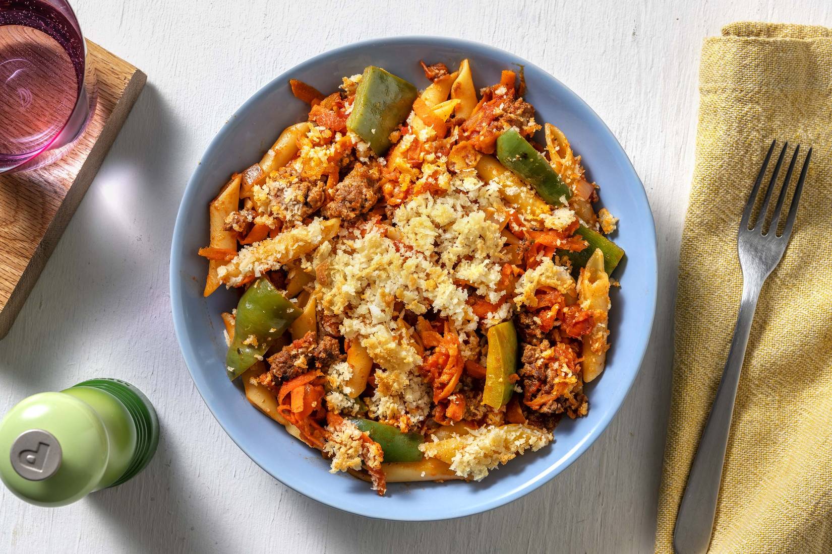 Mexican Style Beef Pasta Bake