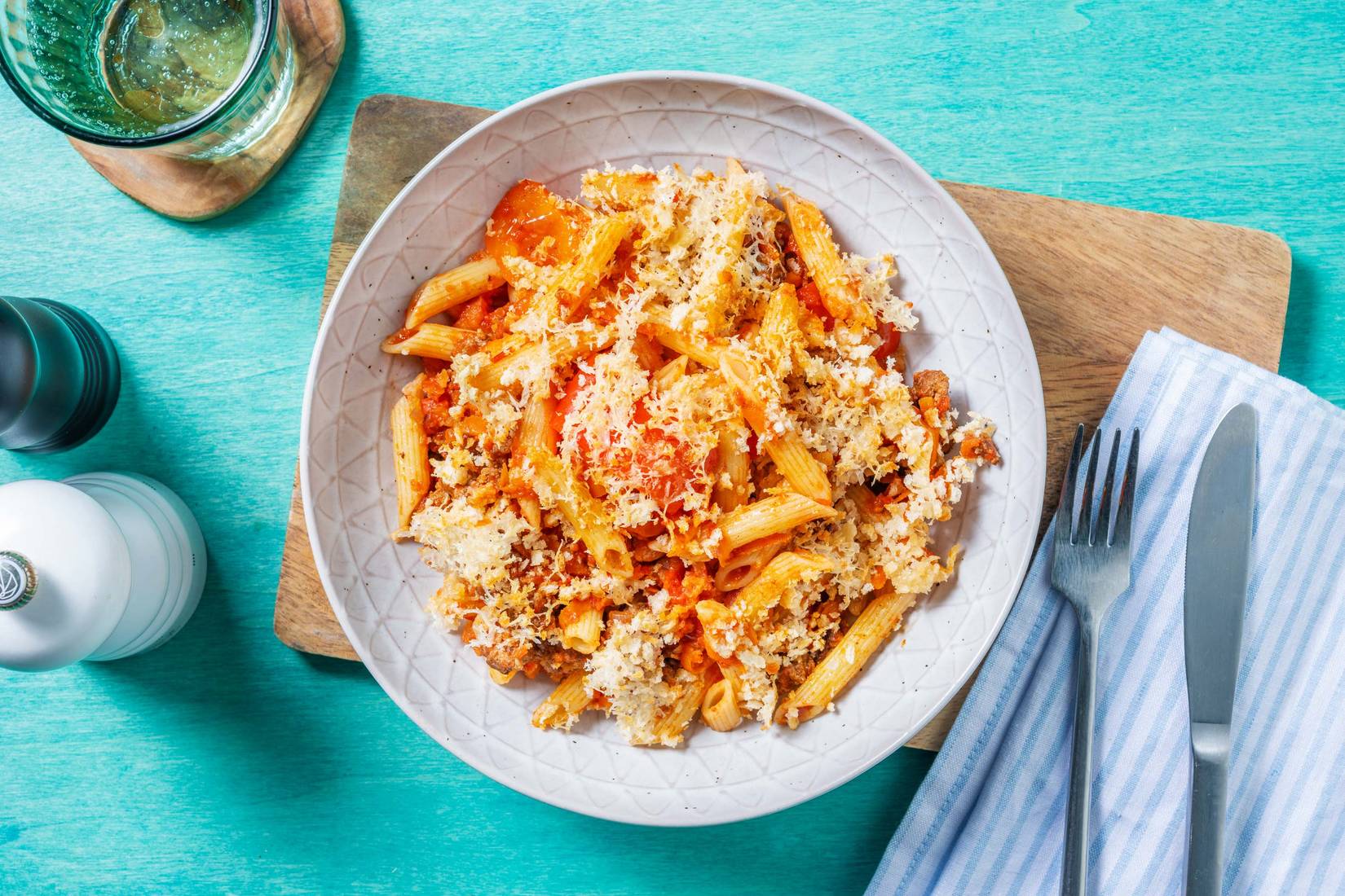 Mexican Style Beef Pasta Bake