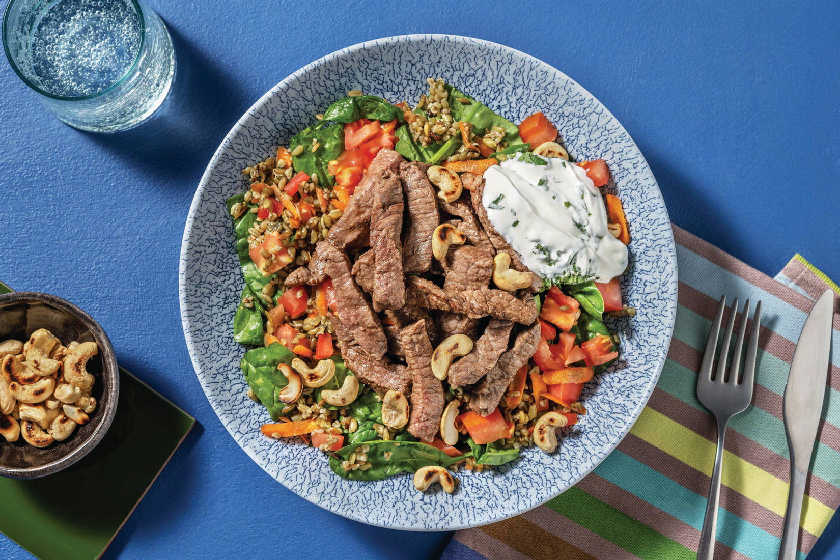 Mumbai Spiced Beef & Freekeh Salad