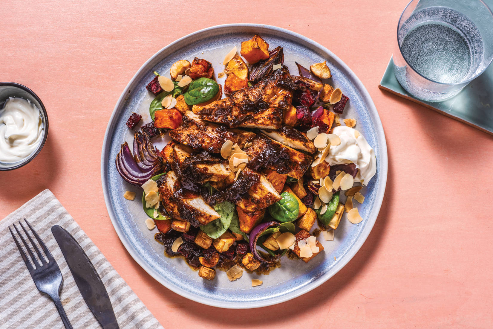 Nan's Chicken & Roast Veggie Toss