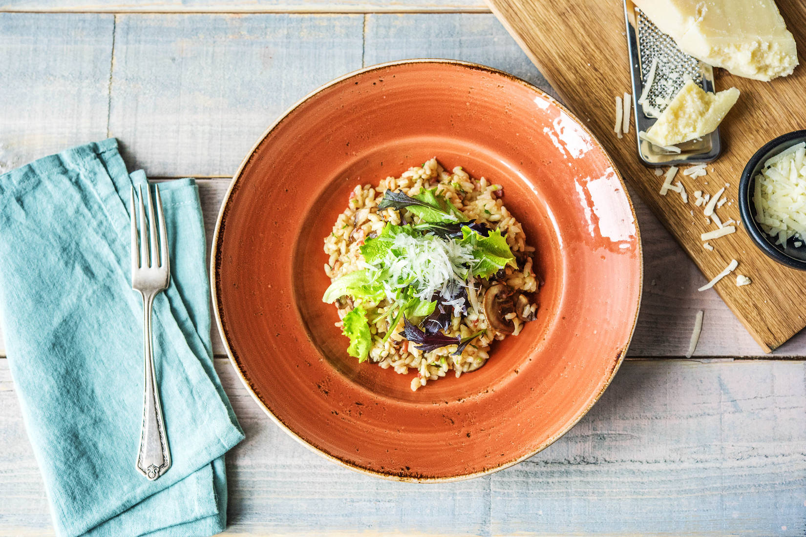 Oven-Baked Bacon Risotto