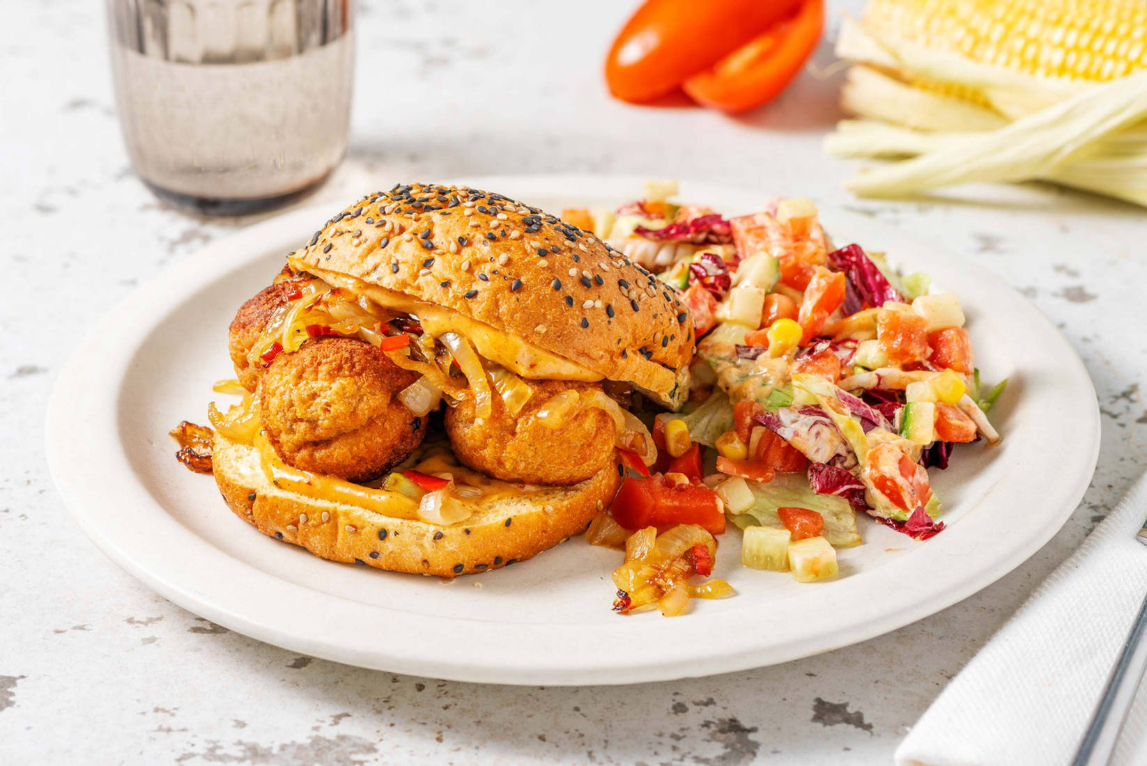 Wortelbroodje kipgehaktballen met Mexicaanse twist