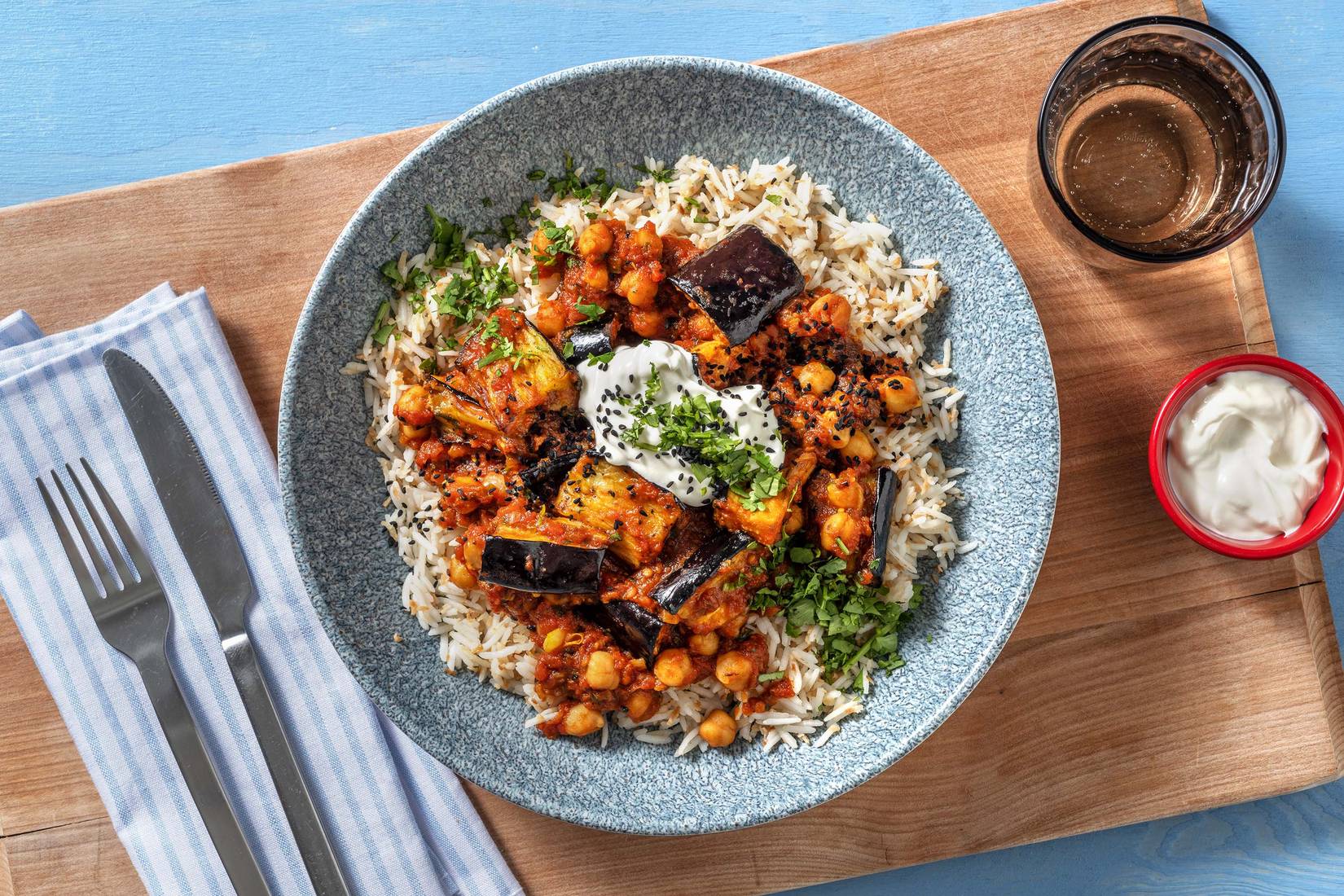 Pasanda Style Spiced Aubergine Curry