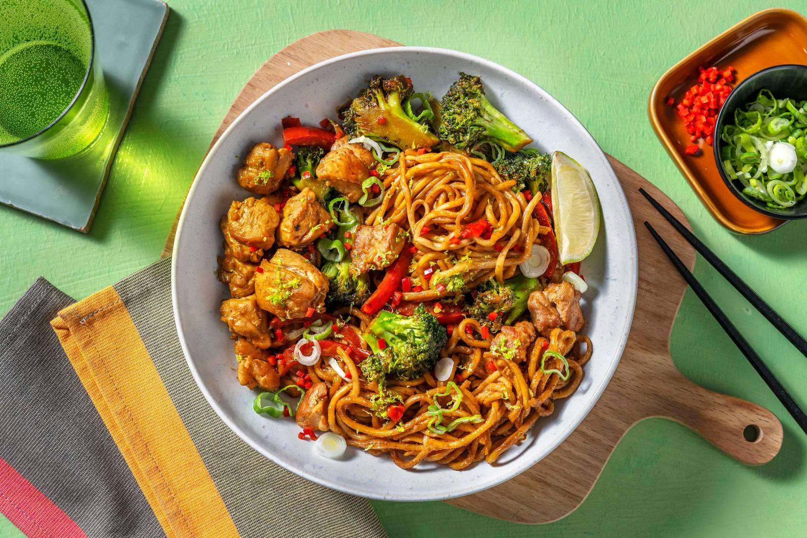 Peanut Chicken and Broccoli Stir-Fry